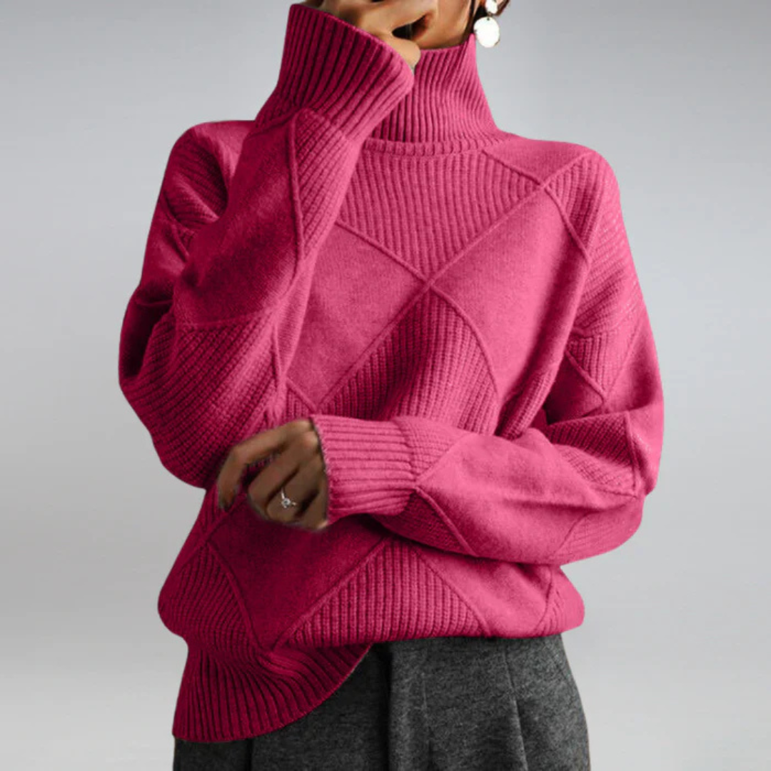 Anne - Premium Rullekrave Sweater