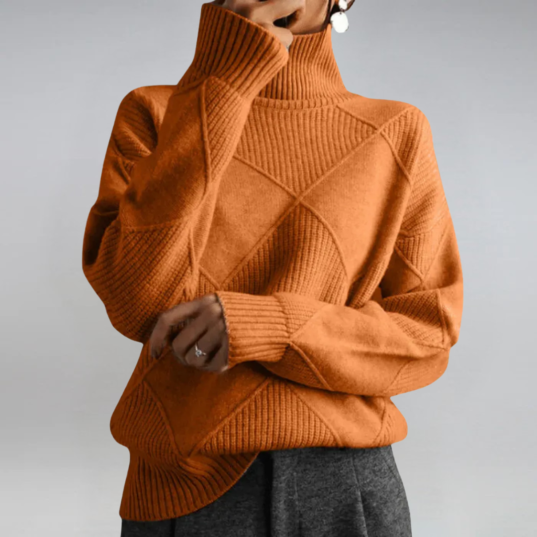 Anne - Premium Rullekrave Sweater
