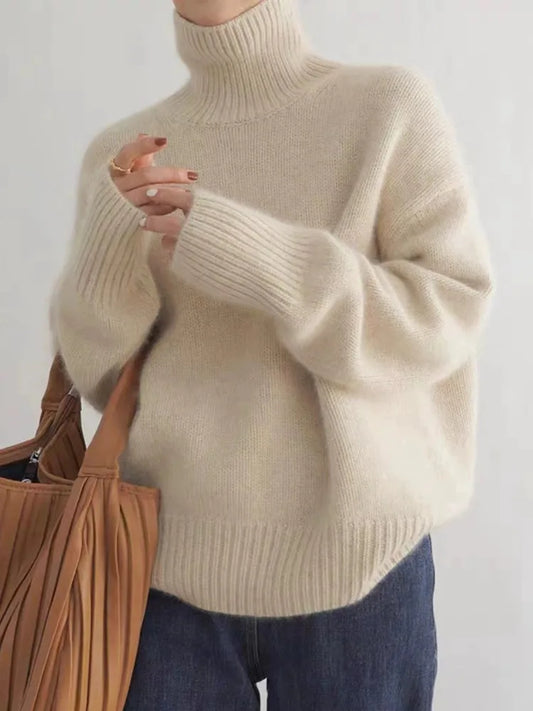 Lin - Rullekravepullover