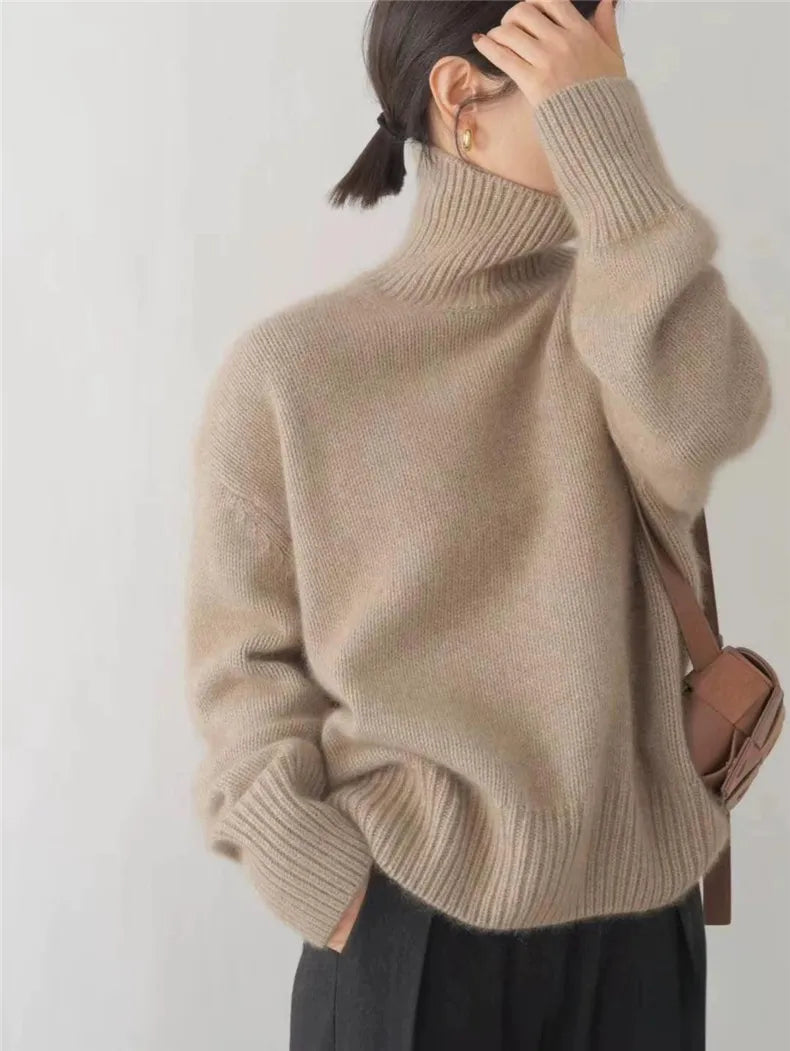 Lin - Rullekravepullover