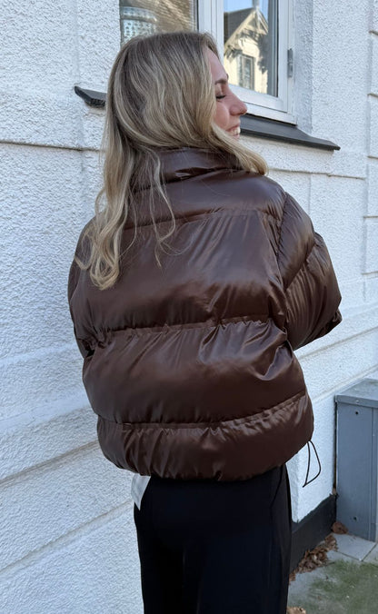 Shiny Puffer - Dark Brown