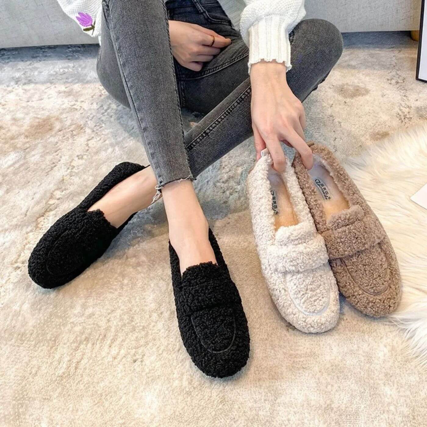 Lyka | Cozy Warm Mokkasiner