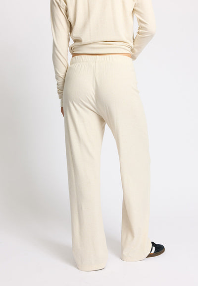 Bukser Rib Merci - soft beige